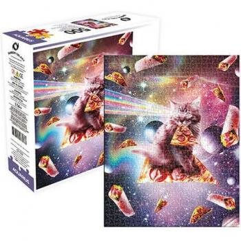 Puzzle de 500 piezas random galaxy gato pizza