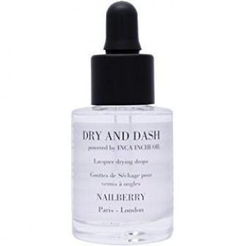 Nailberry - Lacas de uñas 11 ml y Dry And Dash Lacquer Drying Drops Gotas Para Acelerar El Proceso De Secado Del Esmalte De Uñas 11 Ml