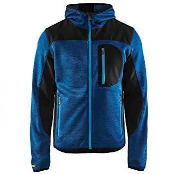 Chaqueta de punto con capucha Blaklader para trabajo, alta visibilidad, color marino, talla M