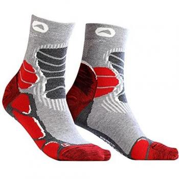 Monnet Trek Mid Extra Light Hiking Socks (Red)