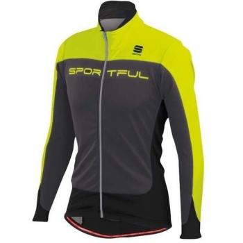 Chaqueta Sportful Flash Softshell Negro-Amarillo 2016