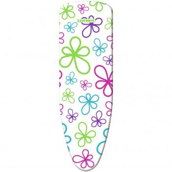 Leifheit Funda Plancha Cotton Classic L-MAX 130x45 cm 1071599, algodón, Multicolor