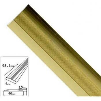 Tapajuntas Adhesivo Para Moquetas Metal Oro 98,5 cm.