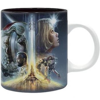 Taza Oficial Journey Through Space - Starfield 320ml - Merchandising Original para Gamers