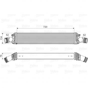 Intercooler VALEO 818654 - Intercooler de alta eficiencia, fabricado por Valeo, diseñado para mejorar el rendimiento del motor al reducir la temperatura del aire comprimido, compatible con varios modelos de vehículos, fácil instalación y dur