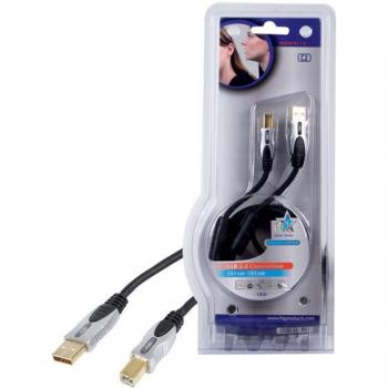 HQ Cable USB 2.0 de alta calidad de 1,80 M macho conectores bañados en oro NE937105