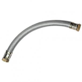 Latiguillo Flexible de Calefacción DN26 Galvanizado 1000mm con Conexiones Giratorias 1
