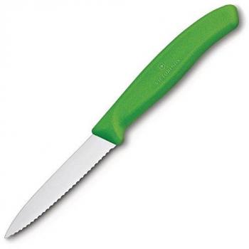 Cuchillo de Oficina Verde Dentado 8 cm - Victorinox - Caja de 20 unidades