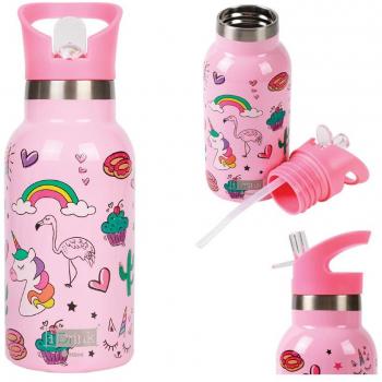 Botella Térmica Infantil 350ml Unicornio
