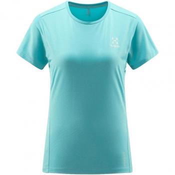 Camiseta Deporte Mujer Haglöfs L.I.M TECH TEE Transpirable Frost Blue