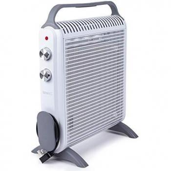 Radiador Eléctrico de Mica Duronic HV180 - 1800W, Portátil, Termostato Ajustable, 2 Niveles de Potencia, Calefacción Ecológica en 1 Minuto, Ap