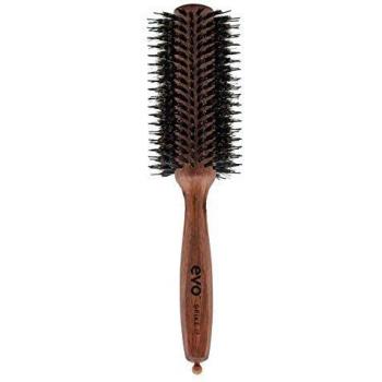 Cepillo Redondo EVO Spike de Nylon y Cerdas de Jabalí 28 mm para Secado Rápido