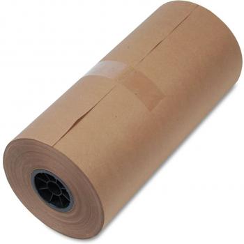 High-Volume Wrapping Paper, 40lb, 18w, 900'l, BN, 1/Pack, Sold as 1 Roll