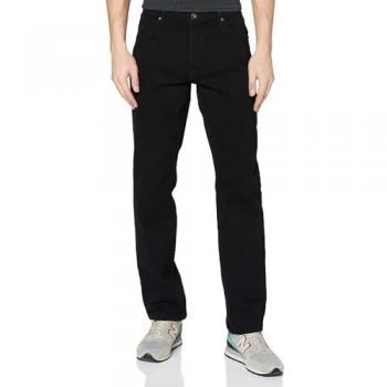 Wrangler Men's Black Straight Leg Jeans - W31/L30