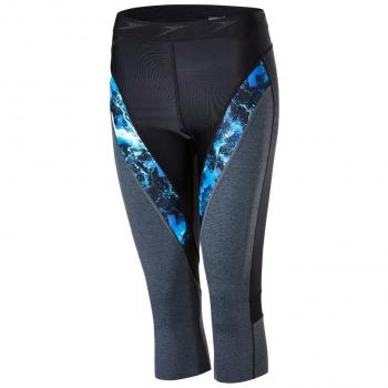 Speedo Stormza, Leggings Capri para Mujer, Negro, X-Small