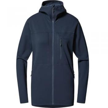 Haglöfs Women's Rosson Mid Hooded Fleece Jacket - Tarn Blue, Size L