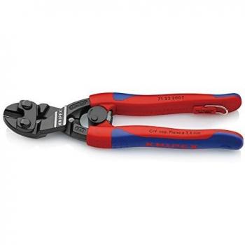 Cortabultos Compacto Knipex CoBolt® 200 mm con Mango Bi-materia y Anilla de Fijación Anticaídas