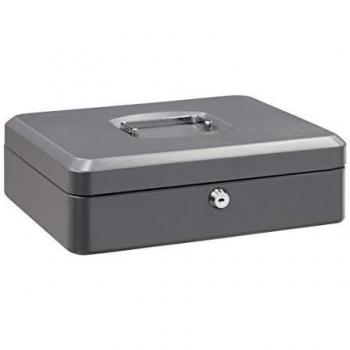 Arregui Elegant Caja de Caudales de Acero, 30 cm de ancho, con bandeja multifunción, grafito