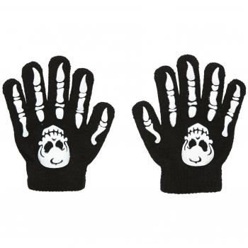 Guantes de Huesos con Calavera Infantiles de la marca Widmann.