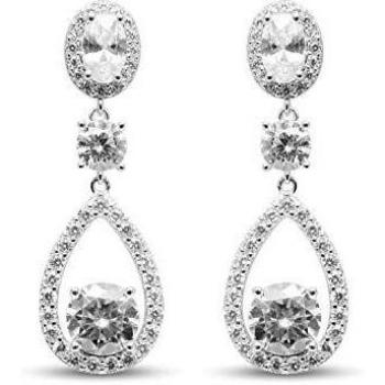 Pendientes Pane de plata de ley 925 - Luxenter