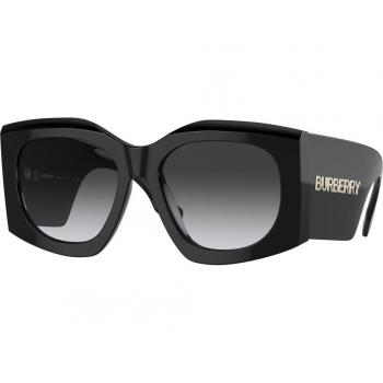 Burberry BE4388U MADELINE 30018G Women's Geometric Black Sunglasses Size 55