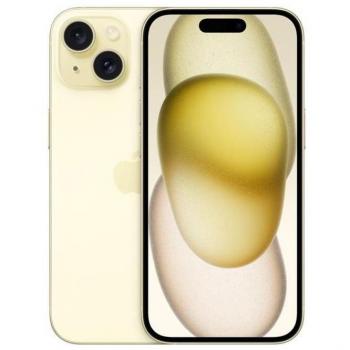 Apple iPhone 15 128GB Yellow - A16 Bionic, 6GB RAM, Super Retina XDR OLED Display, 48MP Main Camera, Unlocked Smartphone