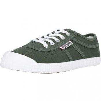 Zapatillas Kawasaki Unisex Originales K192495 Verde 38, Tela, Planas, con Cordones, Casual