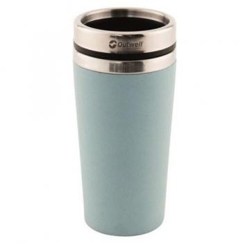 Outwell Bamboo Vacuum Mug Iris Blue 2018 Botella