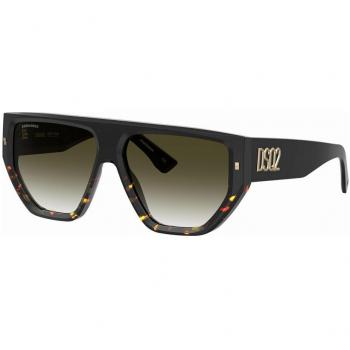 Dsquared2 D2 0088/S Men's Black Sunglasses, Size 60 MM