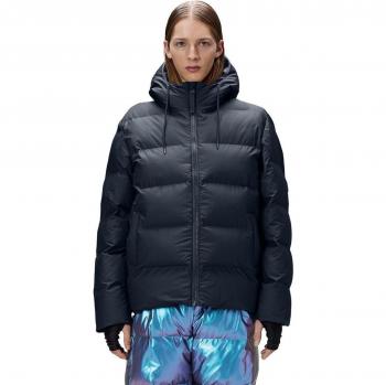 Rains Alta Puffer Jacket - Navy - Male - Medium