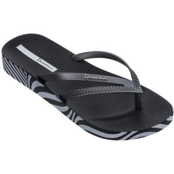Chancla Ipanema Bossa Soft V Mujer Negra/Plata