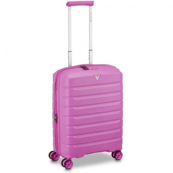 Maleta de Cabina Expandible Roncato B-Flying 55 cm Rosa con 4 Ruedas y Capacidad de hasta 48 L