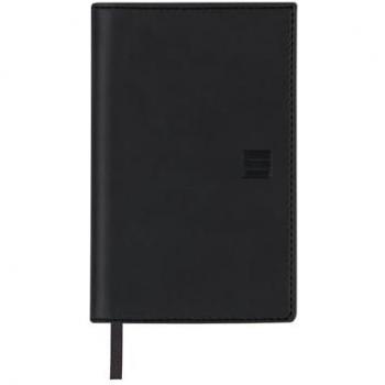 Finocam - Agenda Plana Ibis 2025 Semana Vista Horizontal Negro Español 82x127 mm Enero 2025 - Diciembre 2025 (12 meses)