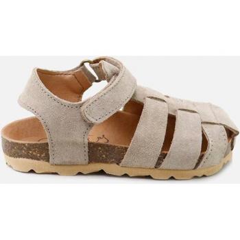 Sandalias de niños en piel serraje estilo bio Eli 1957