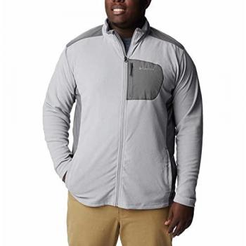 Forro Polar Columbia Klamath Range™ con Cremallera, Color Gris, Talla M