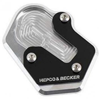 Placa de soporte lateral plateado/negro para BMW F 900 R