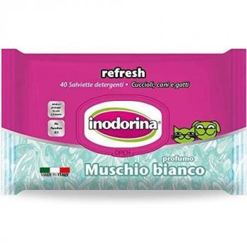 INODORINA Toallitas para bebé al musgo blanco