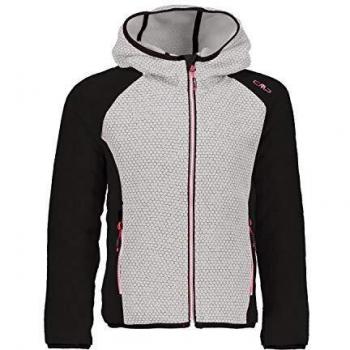 CMP Chaqueta de forro polar para niña Fix Hood 39H0995 Ghiaccio 116 cm