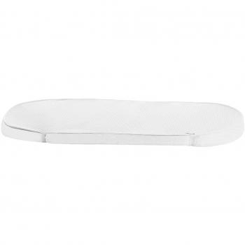 Protector de Colchón 3D Cambrass para Capazo/Carro, Liso E, 33 x 80 cm, Color Blanco
