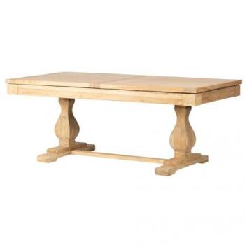 Mesa Comedor Extensible Ayuthaya 200/280x100x78 cm - Elegante, Moderna, Resistente y Funcional en Olmo Reciclado