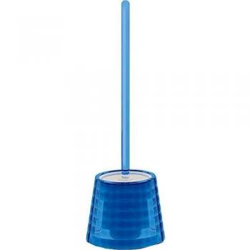 Gedy Glady Escobillero WC, Resina termoplástica, Azul, 13.2X13.2X40.5
