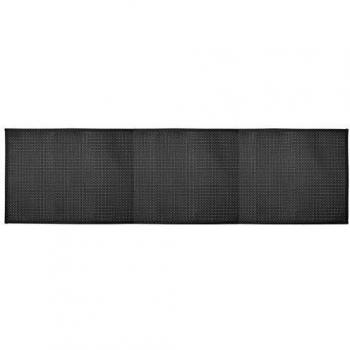 Lacor Borneo Camino de Mesa, 75% PVC y 25% Poliéster, Gris, 40 x 140 x 7 cm