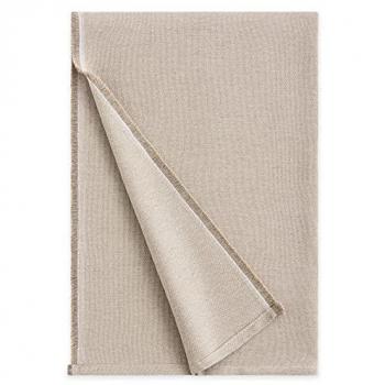 Plaid Multiusos Beige 140x190 cm - Manta Larga para Sofá y Cama, Modelo Liso
