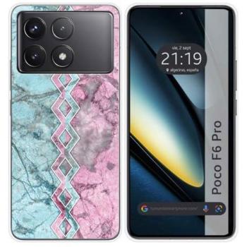 Funda de Silicona Mármol 08 para Xiaomi Poco F6 Pro 5G con Diseño Exclusivo