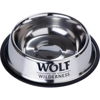 Comedero Wolf of Wilderness de acero para perros - 850 ml, 23 cm de diámetro