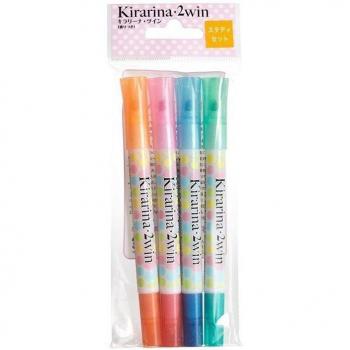 Kirarina 2Win perfumado marcador Conjunto De 4 Estudio