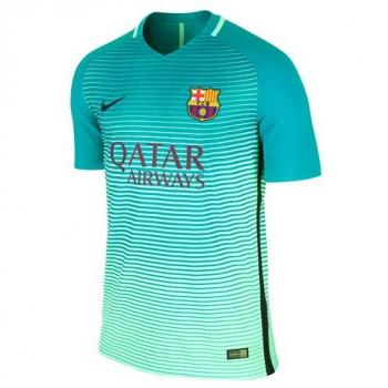 Nike FC Barcelona M Nk Vapor Match Third JSY SS 3R Camiseta, Hombre, Verde Resplandor / Negro, M