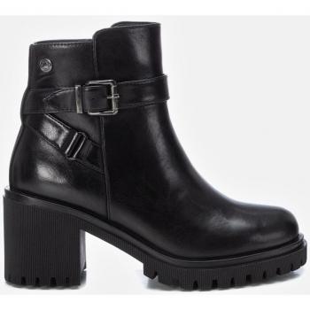 Botines de mujer Refresh 172051 negros con tacón ancho y cremallera lateral