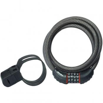 MASTER LOCK Candado Bicicleta [1,8 m Cable] [Combinación] [Flexible Montaje] [Exterior] 8120EURDPRO - Ideal para Bicicleta, Monopatín, Paseante, Cortacésped y Otro Equipo