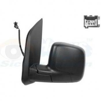 Espejo retrovisor VAN WEZEL 1748807, tipo: espejo retrovisor, características: diseño específico para vehículos, ajuste manual, acabado en negro, incluye soporte de montaje y cumple con las normativas de seguridad